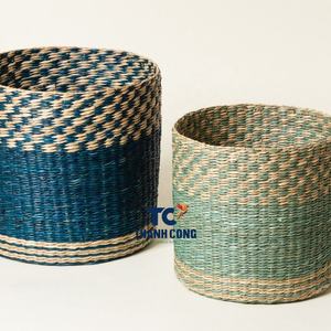 Cesta de jacinto de agua de nuevo diseño de PRODUCTO DE MODA: duradera, multifuncional y perfecta para el almacenamiento y la decoración modernos del hogar - Product Image 4