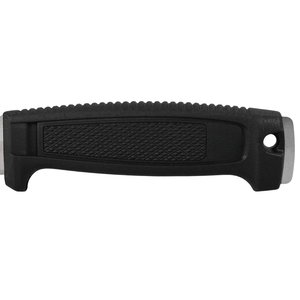 Black Fixed Blade <b>Outdoor</b> Knives with Silver Blade Ergonomic Textured Handle Black Protective Sheath and Belt Strap for Camping - Product Image 3