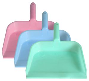 Balayette en plastique avec long manche, bac de ramassage des poussières incassable, multicolore, lot de 1 - Product Image 6