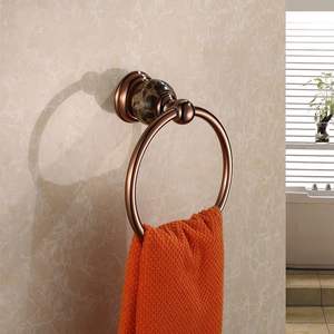 Anillo para toallas de hierro estilo antiguo, accesorio decorativo para baño, para conceptos de interior tradicionales y clásicos - Product Image 2