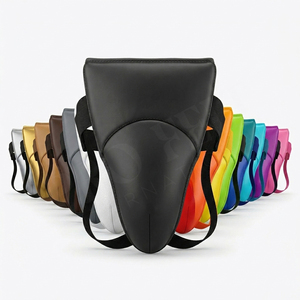 MMA Boxing Kickboxing Karate Taekwondo Sports Safety Cup Protective Groin Guard for Men Adjustable Athletic Custom Logo Guard - Product Image 1