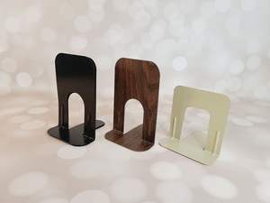 Sujetalibros de metal resistente para colección de libros grandes, soporte fuerte para estantería de biblioteca en casa y mesa de estudio - Product Image 4