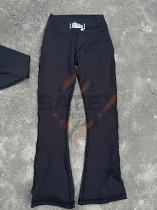 Custom Logo Women <b>Workout</b> 2 Piece Set Stand Collar Zip Up <b>Jacket</b> Drawstring Wide Leg Sweatpants Gym Daily Wear Warm Tracksuit - Product Image 5