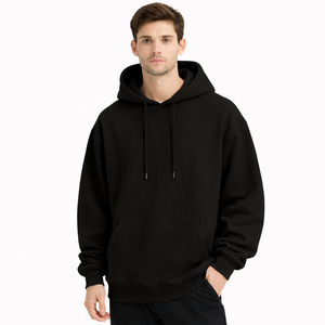 Sweat à capuche décontracté pour homme, coupe classique, hiver, 100% coton molletonné, streetwear, manches longues, séchage rapide - Product Image 2