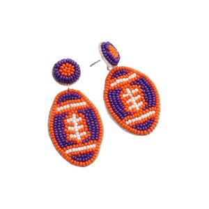 Boucles d'oreilles ethniques multi-perles avec perles en céramique, bijoux de célébration pour femmes au meilleur prix - Product Image 3