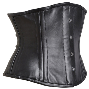 Robe Corset Moulante en Similicuir Noir Sans Manches Sexy pour Club, Taille Naturelle, Tenue Adulte - Product Image 6