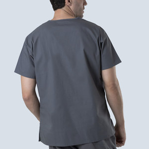 Ensemble de blouses médicales unisexes à col en V, uniforme de soins de santé, tenue de travail d'hôpital, coton tissé, nouvelle arrivée pour hommes - Product Image 2