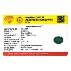 Natural Zambian Emerald 2.3 Carat Loose Gemstone Emerald Cut for Fine Jewelry - Product Image 4