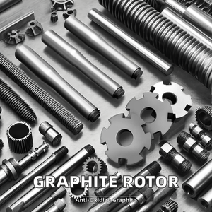 आर अनुकूलित ग्रेफाइट उत्पादों स्पेक्ट्रोस्कोपिक ग्रेफाइट रोटर में उपयोग किया जाने वाला एल्यूमीनियम मिश्र धातु स्मेल्टिंग के लिए - Product Image 5