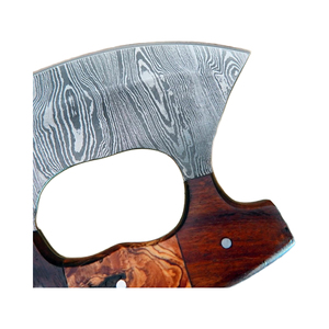 Hache Tomahawk en acier forgé avec finition martelée pour la survie, qualité DIY - Product Image 3