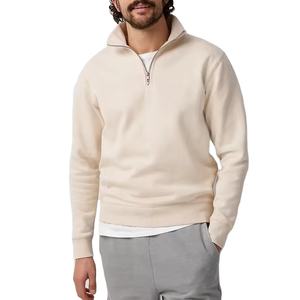 Venta al por mayor, sudadera con logotipo personalizado para hombre, sudadera térmica con cremallera de cuarto de hombre 2026 - Product Image 1