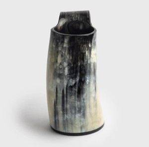 Chope à bière en corne de bœuf naturelle de qualité supérieure, artisanale, cadeau unique - Product Image 3
