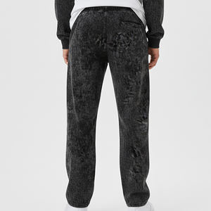 Nouveauté 2025 – Pantalon de survêtement évasé pour homme en molleton de coton délavé, style baggy, respirant et épais, idéal pour l'entraînement et le streetwear - Product Image 6