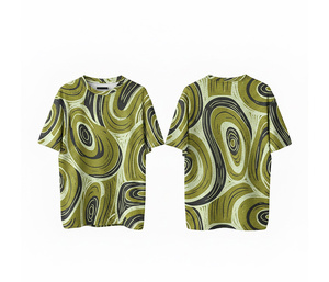 Full Sublimation Round Neck T-Shirt Custom Printing Service | <b>Men</b> Women Youth Sizes | Lightweight Quick Dry - Product Image 4