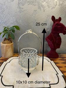 Porte-couverts en verre luxueux avec poignée incurvée, parfait pour la mise en place quotidienne de la table à manger, le comptoir de cuisine et la décoration intérieure, idéal pour offrir en cadeau. - Product Image 6