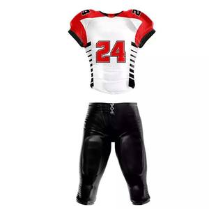 Uniformes de football américain, maillot de football à col en V, pantalon américain unisexe, uniforme de football américain personnalisé - Product Image 1