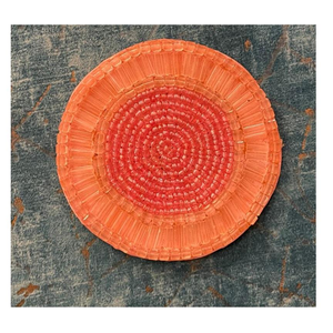 Posavasos de Cristal con Cuentas de Primera Calidad, Base Antideslizante, Diseño Festivo y Elegante para Mesa de Centro, Artesanía Premium - Product Image 1