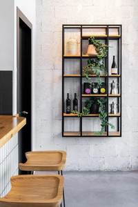 Étagères murales en métal modernes faites à la main avec design amovible pour la décoration de la maison pour Diwali - Product Image 3