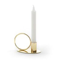Support de bougie moderne en fer forgé personnalisé avec nœud en ruban, fait main, avec support pour bougie conique, pour la décoration de Noël à la maison - Conception portable