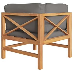 Canapé de jardin en teck 2 places, durable et de taille moyenne - Product Image 4