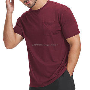 T-shirts pour hommes en gros personnalisés, 100% coton, impression de logo, haute qualité, unis, grande taille, t-shirts pour hommes - Product Image 3