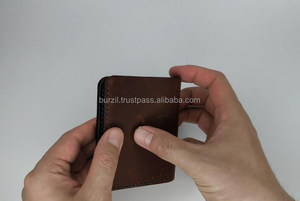 Handmade <b>Leather</b> <b>Wallet</b> Crazy Horse <b>Bifold</b> Personalized Gift For Him & Her Engraved Minimalist Slim Design CHW-0029 - Product Image 6