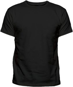 เสื้อยืดคอกลมแขนสั้นผู้ชาย สีดำ คุณภาพสูง ผ้าฝ้าย 100% ดีไซน์เรียบง่าย สกรีนโลโก้ด้านหน้า ระบายอากาศได้ดี แห้งเร็ว - Product Image 3