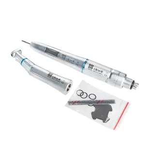 Dorit 1:1 Slow Dental Low Speed Handpiece Complete Kit E-type 2 or 4 Holes Air Motor Contra Angle Handpiece With CA or FG