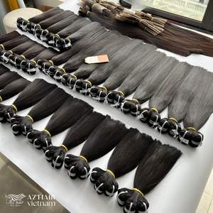 Venta al por mayor Super doble dibujado Virgen Extensiones de cabello humano de fondo grueso Remy Tramas con estilo de onda natural ¡El mejor precio! - Product Image 5