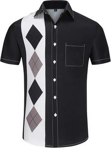 Camiseta Hawaiana para Hombre, Nueva Moda, Precio Razonable OEM, Calidad Premium, Transpirable, Logotipo/Colores Personalizados, Camisetas Masculinas de Última Tendencia - Product Image 3