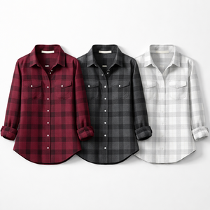 Commande en gros de chemises en flanelle personnalisées pour événements féminins - Fournisseur OEM, fabricant sur mesure en gros - Product Image 5