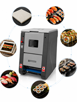 Machine automatique à étaler le riz pour sushi, machine à étaler le riz pour maki, pour la production de rouleaux de sushi, 1300 feuilles/h, équipement commercial pour sushi