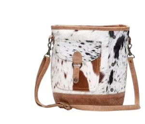 Sac fourre-tout en cuir de vachette véritable avec poils, style vintage, grande capacité, sac à bandoulière léger - Product Image 4