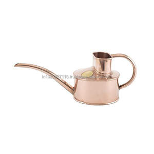 Bidon d'eau antique en cuivre pur fait à la main avec finition rustique de qualité supérieure et grande capacité pour un stockage d'eau sain - Product Image 1