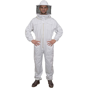 Combinaison d'apiculture professionnelle avec voile de protection, coupe-vent, en coton et polyester, uniforme d'apiculteur, combinaison de sécurité intégrale avec option OEM - Product Image 1