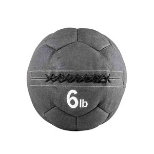 Ballons de médecine ronds multicolores en cuir synthétique, coque rembourrée, coutures renforcées, noyau ferme, pour entraînement de fitness - Product Image 6