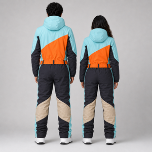 Traje de Esquí Profesional Unisex Personalizado, Chaqueta y Pantalones Impermeables y Aislantes, Fabricante y Proveedor de Ropa de Equipo con Marca Privada - Product Image 5