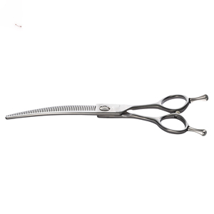 Ciseaux de toilettage courbés de haute qualité pour animaux de compagnie, ciseaux courbés pour la coupe des poils - Product Image 4