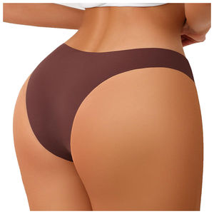 Hot Solid Color Women's Low Waist <b>Thong</b> Panties Sexy Daily Ribbed Underwear Cheap Fashion Lady's Hot Female Daily Women Panties - Product Image 6