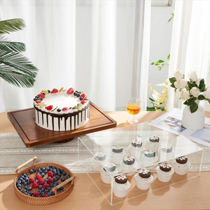 Support à gâteau élégant en or de forme personnalisée pour la décoration de table de dessert de mariage, design moderne en métal, écologique, réutilisable, passe au lave-vaisselle - Product Image 2