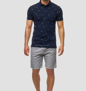 Polos transpirables y de secado rápido para hombre de calidad superior al por mayor 100% algodón a juego con cuello acanalado de algodón de colores - Product Image 1