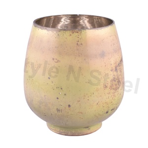 Portavelas votivo de Navidad Portavelas para decoración del hogar Acero inoxidable - Product Image 1