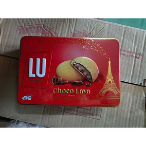 Biscuits à la crème au chocolat LU Choco Lava, texture dure et sucrée, sachet de biscuits au chocolat Lava, boîte en métal de 300 g, vente en gros - Product Image 2