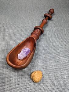 Cuillère à thé en bois durable, cuillère doseuse à café et sucre faite à la main, ustensile de cuisine naturel, capacité de 10 ml, passe au lave-vaisselle - Product Image 5