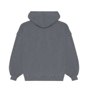 Sudaderas con Capucha Bordadas de Alta Calidad OEM, de Felpa, Talla Grande, Unisex, Ropa de Calle y de Invierno al por Mayor, Top para Mujer - Product Image 2