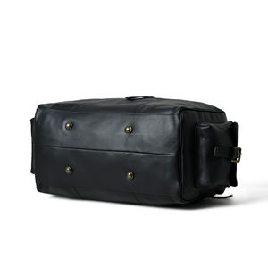 BOLSO DE MANO DE PIEL VINTAGE CON INMENSA CAPACIDAD Y CON PIEL CEROSO DE VACA BOLSILLOS LATERALES GRANDES Y CORREA PARA EL HOMBRO - Product Image 4