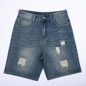 Shorts en jean pour femme, taille mi-haute, respirants, séchage rapide, 100% coton, qualité OEM supérieure, prix de gros, été - Product Image 1