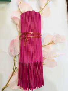 ธูปหอมสีชมพู กลิ่นดอกไม้ - ทำด้วยมือ ติดไฟนาน จำหน่ายราคาส่ง - Product Image 3