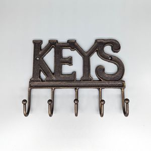 Porta llaves metálico multiusos con prácticos ganchos de almacenamiento para la entrada, la cocina, el garaje y la organización del espacio de trabajo. - Product Image 4