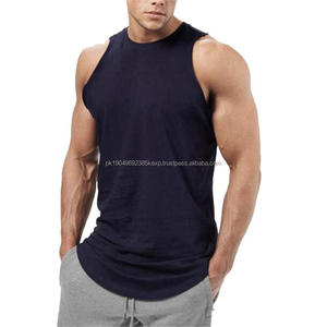 Running <b>Bodybuilding</b> Wear Wholesale Workout Singlet 100% Cotton Fitness <b>Vest</b> Custom Blank Tops Sleeveless Tank Top for Men - Product Image 1